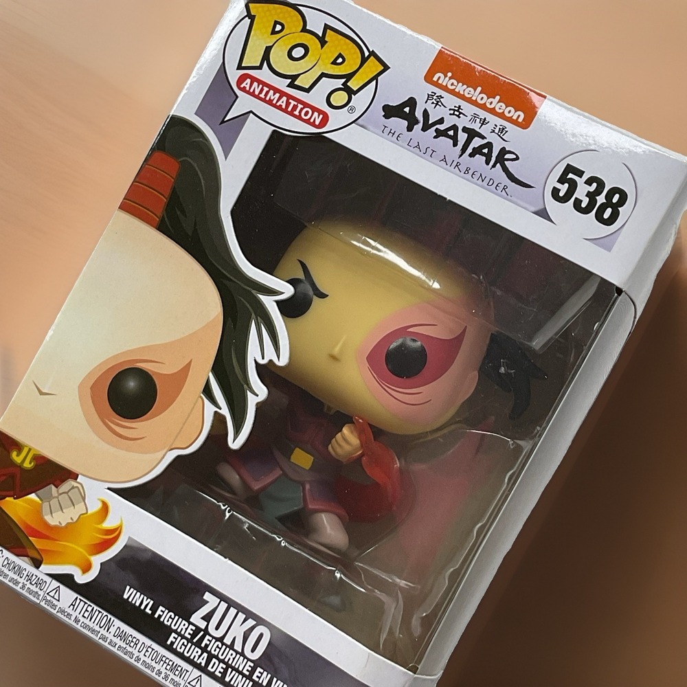 Funko Pop Avatar The Last Airbender Zuko 538 Vinyl Figure Nickelodeon Vaulted‎